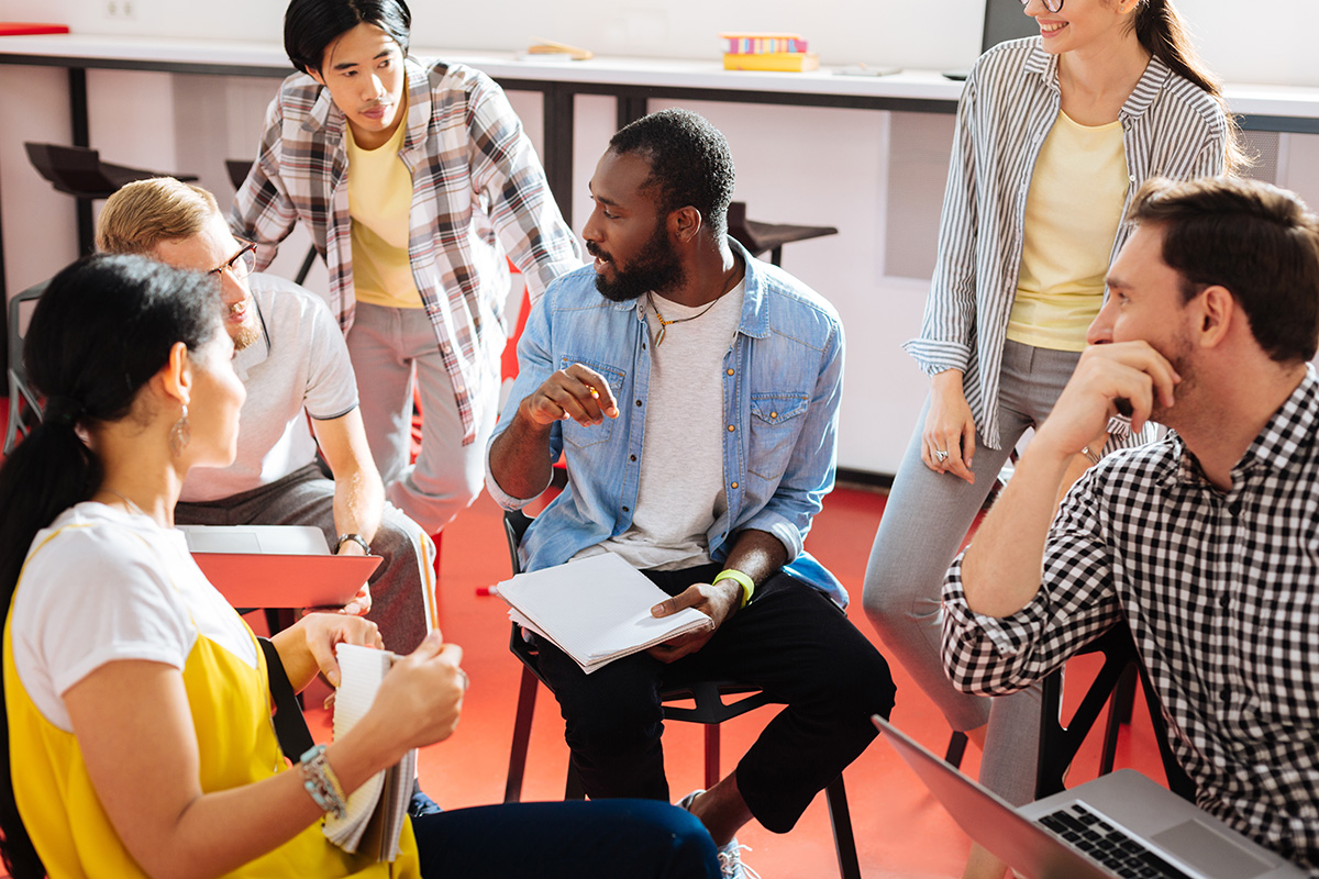 People in group therapy enjoying group therapy activities